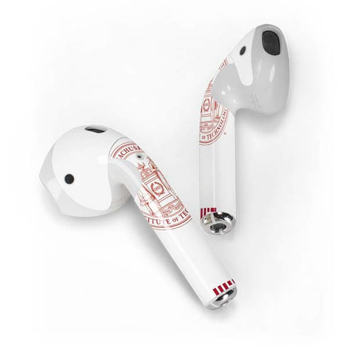 Massachusetts Institute of Technology MIT White Logo Apple AirPods Skin