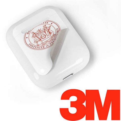 Massachusetts Institute of Technology MIT White Logo Apple AirPods Skin