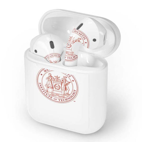 Massachusetts Institute of Technology MIT White Logo Apple AirPods Skin
