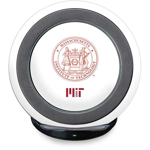 Massachusetts Institute of Technology MIT White Logo Fast Charge Wireless Charging Stand Skin
