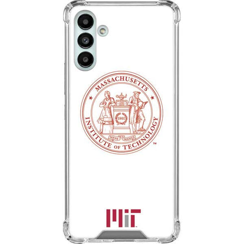 Massachusetts Institute of Technology MIT White Logo Galaxy A13 5G Clear Case