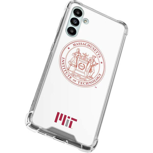 Massachusetts Institute of Technology MIT White Logo Galaxy A13 5G Clear Case