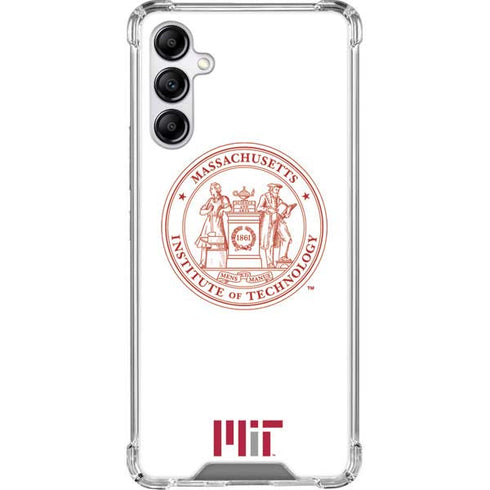 Massachusetts Institute of Technology MIT White Logo Galaxy A14 5G Clear Case