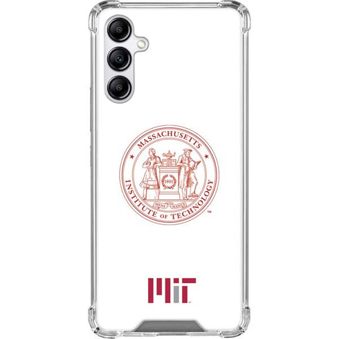 Massachusetts Institute of Technology MIT White Logo Galaxy A15 5G Clear Case