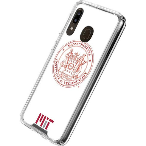 Massachusetts Institute of Technology MIT White Logo Galaxy A30 Clear Case