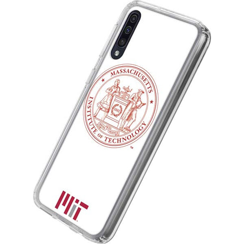 Massachusetts Institute of Technology MIT White Logo Galaxy A50 Clear Case