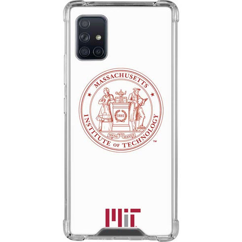 Massachusetts Institute of Technology MIT White Logo Galaxy A51 5G Clear Case