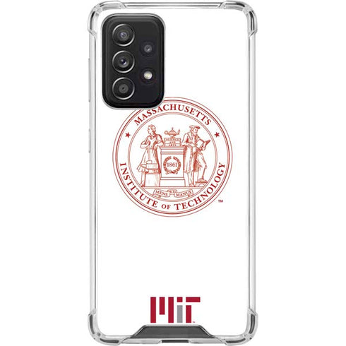 Massachusetts Institute of Technology MIT White Logo Galaxy A52 5G Clear Case