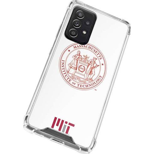 Massachusetts Institute of Technology MIT White Logo Galaxy A52 5G Clear Case