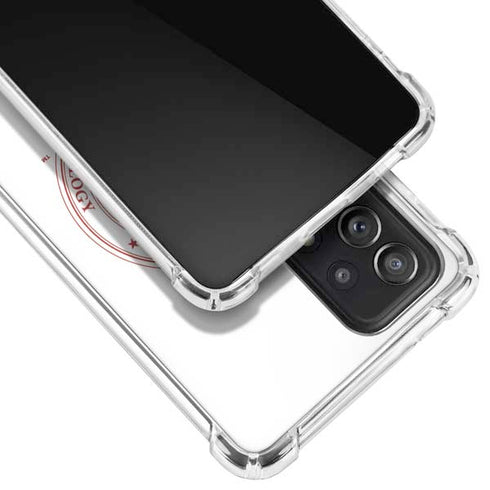 Massachusetts Institute of Technology MIT White Logo Galaxy A52 5G Clear Case