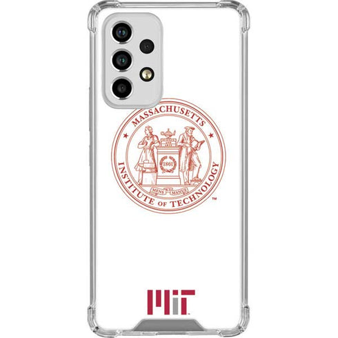 Massachusetts Institute of Technology MIT White Logo Galaxy A53 5G Clear Case