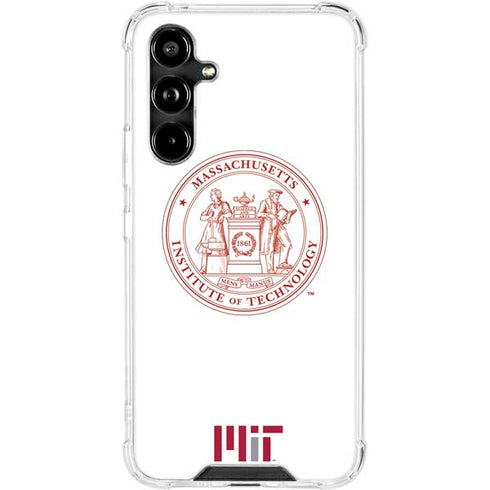 Massachusetts Institute of Technology MIT White Logo Galaxy A54 5G Clear Case