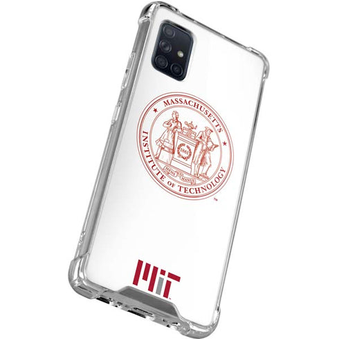 Massachusetts Institute of Technology MIT White Logo Galaxy A71 5G Clear Case