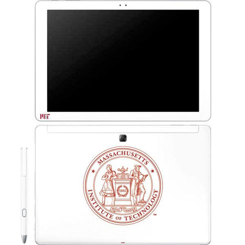 Massachusetts Institute of Technology MIT White Logo Galaxy Book 12in Skin