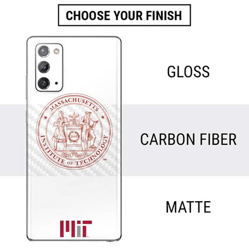 Massachusetts Institute of Technology MIT White Logo Galaxy Note20 5G Skin