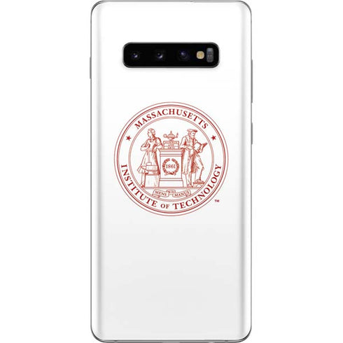 Massachusetts Institute of Technology MIT White Logo Galaxy S10 Plus Skin