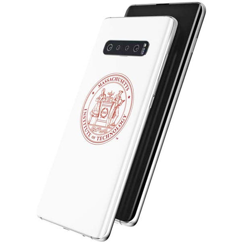 Massachusetts Institute of Technology MIT White Logo Galaxy S10 Plus Skin
