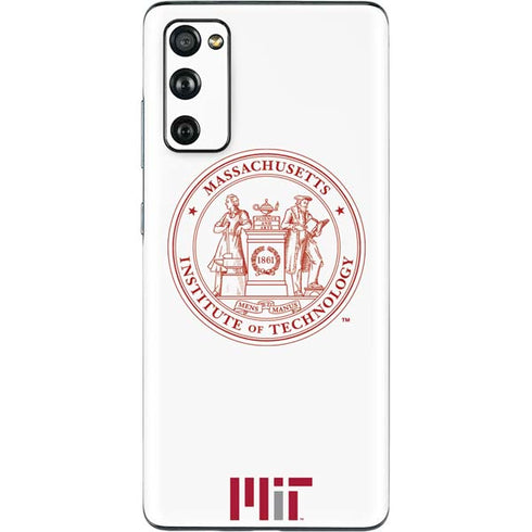 Massachusetts Institute of Technology MIT White Logo Galaxy S20 Fan Edition Skin