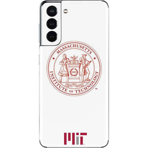 Massachusetts Institute of Technology MIT White Logo Galaxy S21 5G Skin