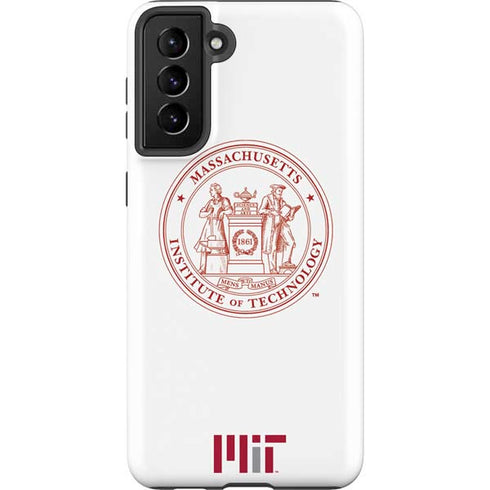 Massachusetts Institute of Technology MIT White Logo Galaxy S21 FE Pro Case