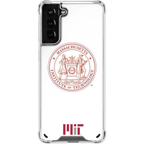 Massachusetts Institute of Technology MIT White Logo Galaxy S21 Plus 5G Clear Case
