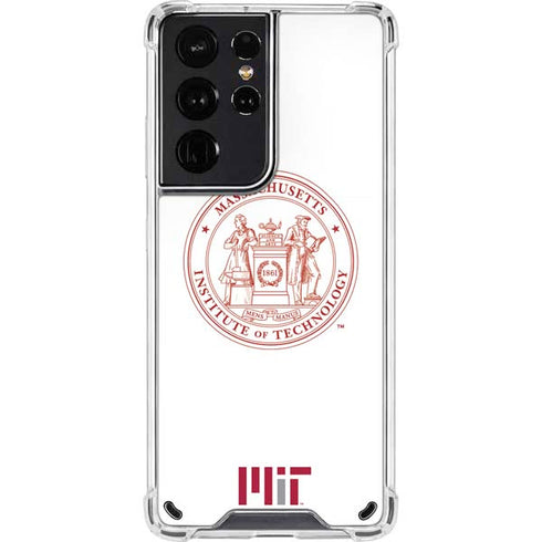 Massachusetts Institute of Technology MIT White Logo Galaxy S21 Ultra 5G Clear Case