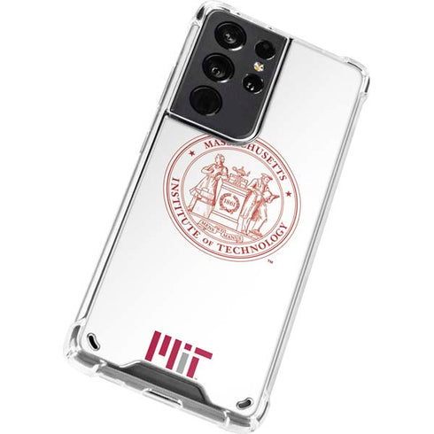 Massachusetts Institute of Technology MIT White Logo Galaxy S21 Ultra 5G Clear Case