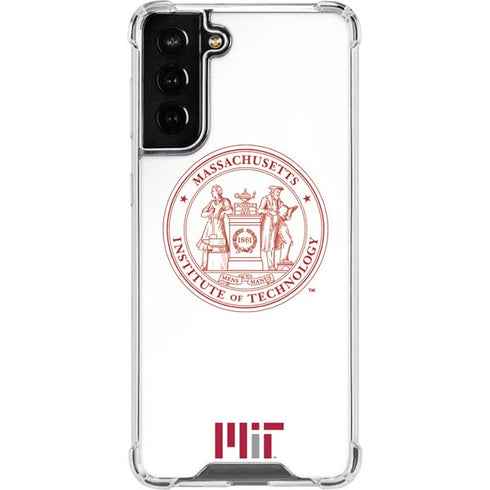 Massachusetts Institute of Technology MIT White Logo Galaxy S22 Plus Clear Case