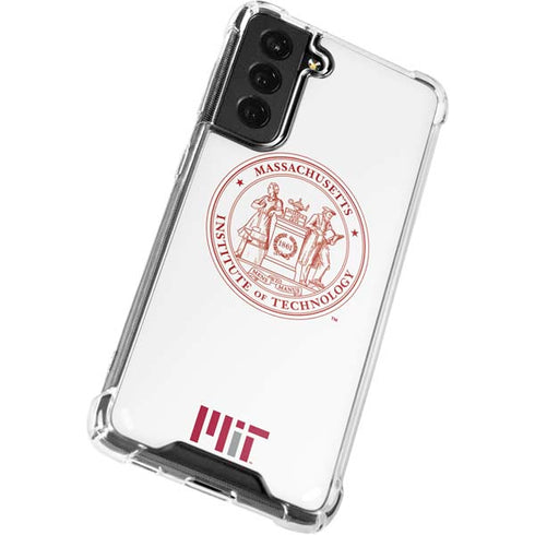 Massachusetts Institute of Technology MIT White Logo Galaxy S22 Plus Clear Case