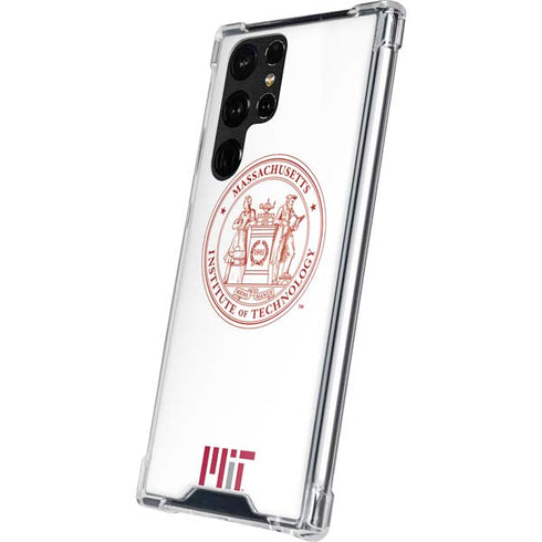 Massachusetts Institute of Technology MIT White Logo Galaxy S22 Ultra Clear Case