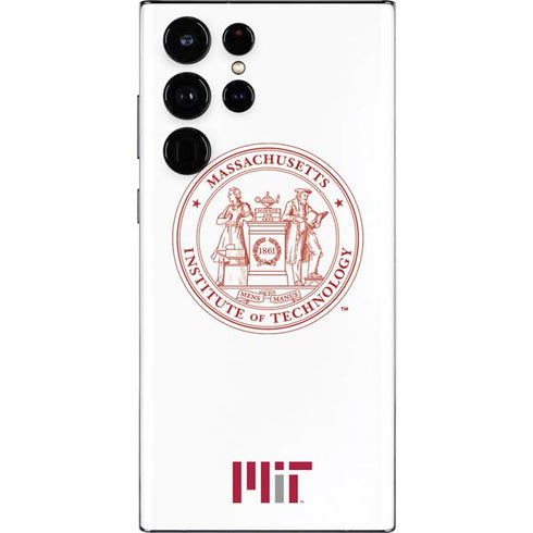 Massachusetts Institute of Technology MIT White Logo Galaxy S22 Ultra Skin
