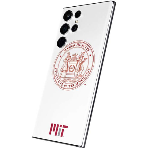 Massachusetts Institute of Technology MIT White Logo Galaxy S22 Ultra Skin