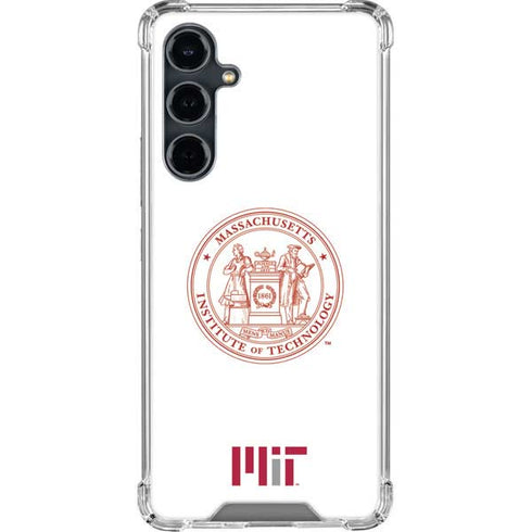 Massachusetts Institute of Technology MIT White Logo Galaxy S23 FE Clear Case