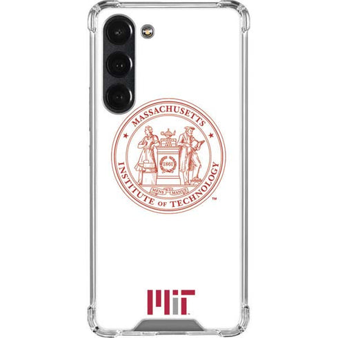 Massachusetts Institute of Technology MIT White Logo Galaxy S23 Plus Clear Case