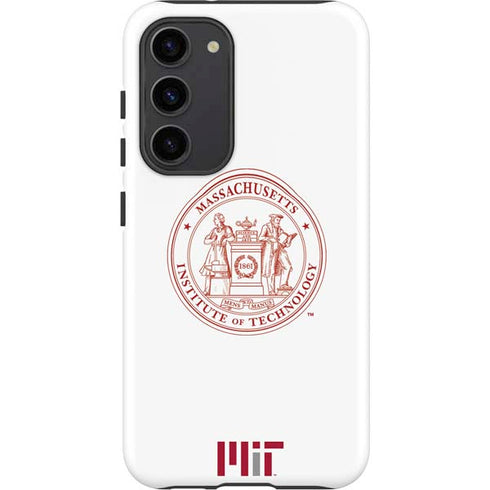 Massachusetts Institute of Technology MIT White Logo Galaxy S23 Plus Pro Case