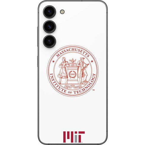 Massachusetts Institute of Technology MIT White Logo Galaxy S23 Plus Skin
