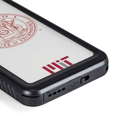 Massachusetts Institute of Technology MIT White Logo Galaxy S23 Plus Waterproof Case