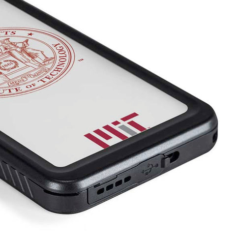 Massachusetts Institute of Technology MIT White Logo Galaxy S23 Waterproof Case