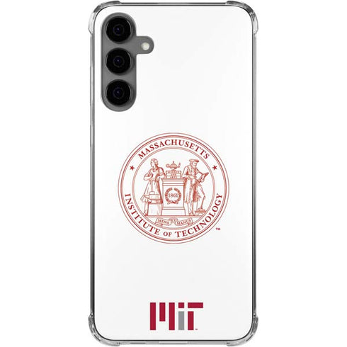 Massachusetts Institute of Technology MIT White Logo Galaxy S24 Plus Clear Case