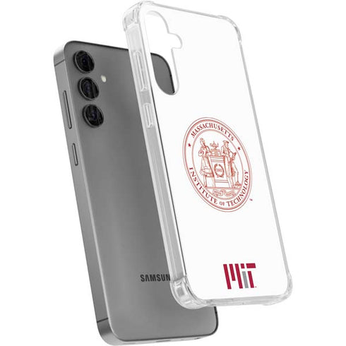 Massachusetts Institute of Technology MIT White Logo Galaxy S24 Plus Clear Case