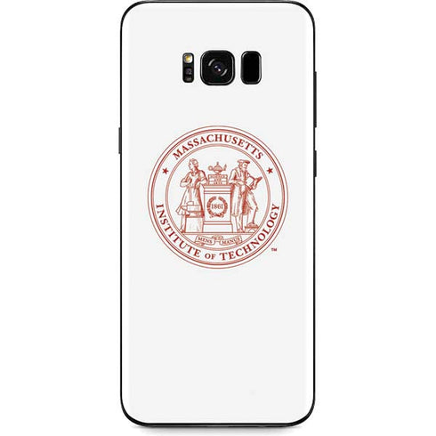 Massachusetts Institute of Technology MIT White Logo Galaxy S8 Plus Skin