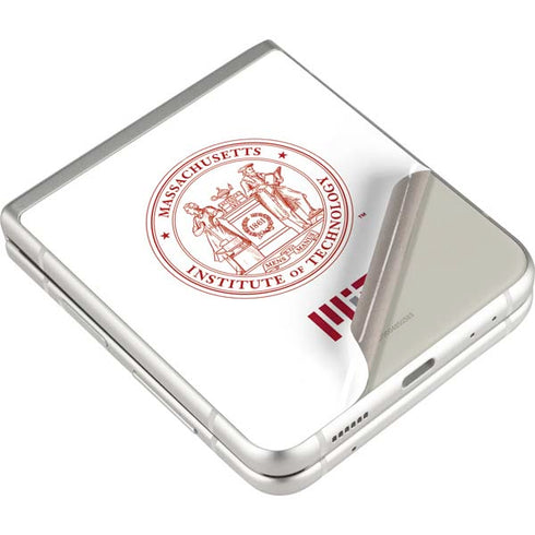 Massachusetts Institute of Technology MIT White Logo Galaxy Z Flip3 5G Skin