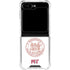 Massachusetts Institute of Technology MIT White Logo Galaxy Z Flip5 5G Clear Case