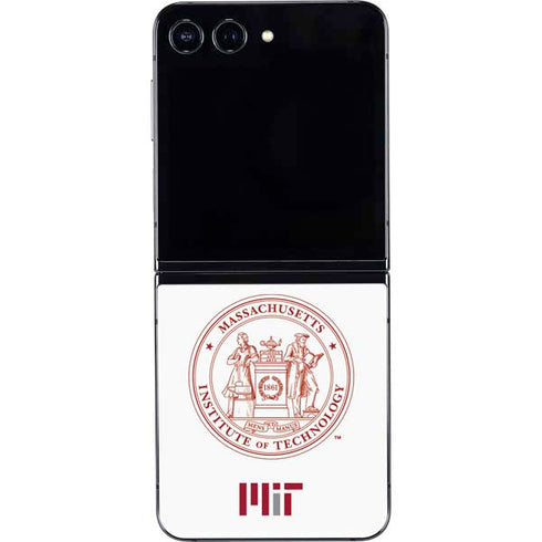 Massachusetts Institute of Technology MIT White Logo Galaxy Z Flip5 5G Skin