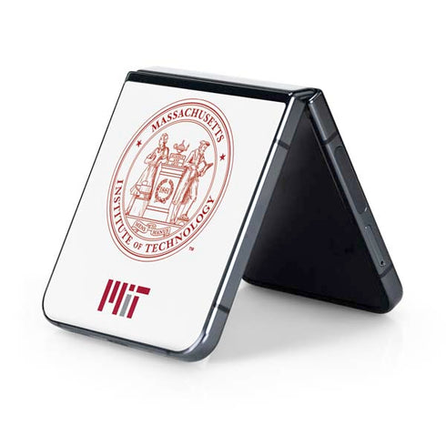 Massachusetts Institute of Technology MIT White Logo Galaxy Z Flip5 5G Skin