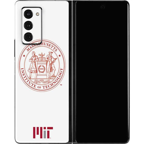 Massachusetts Institute of Technology MIT White Logo Galaxy Z Fold2 5G Skin