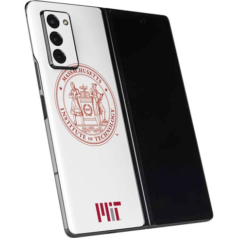 Massachusetts Institute of Technology MIT White Logo Galaxy Z Fold2 5G Skin