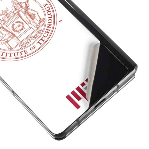 Massachusetts Institute of Technology MIT White Logo Galaxy Z Fold2 5G Skin