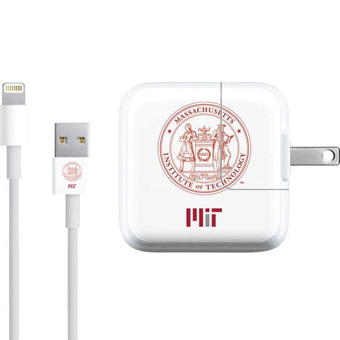 Massachusetts Institute of Technology MIT White Logo iPad Charger (10W USB) Skin