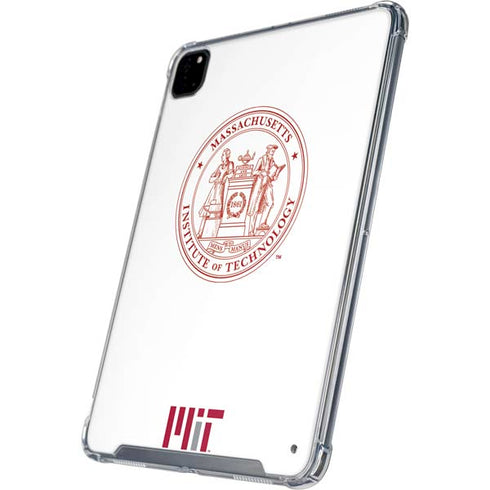Massachusetts Institute of Technology MIT White Logo iPad Pro 12.9in (2020) Clear Case